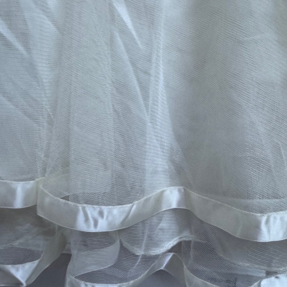 Rare Editions 2T Light Cream Formal Flower Girls Bridal Party Tank Top Dress - Picture 3 of 6